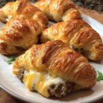 Beef and Cheese Croissants