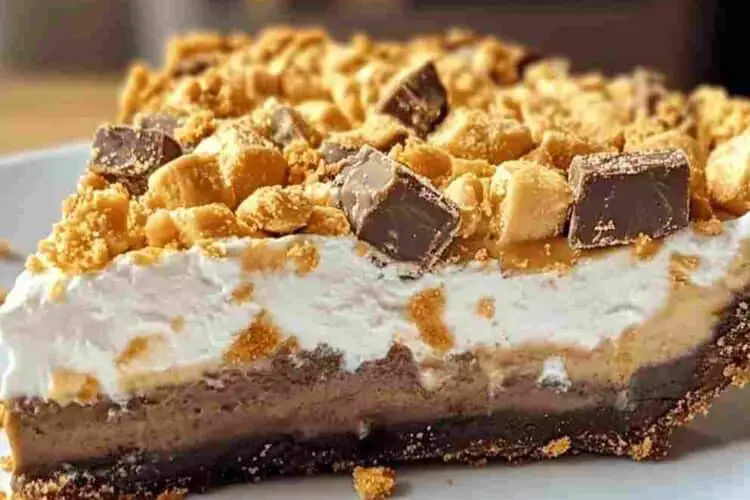 Butterfinger Pie Easy No Bake