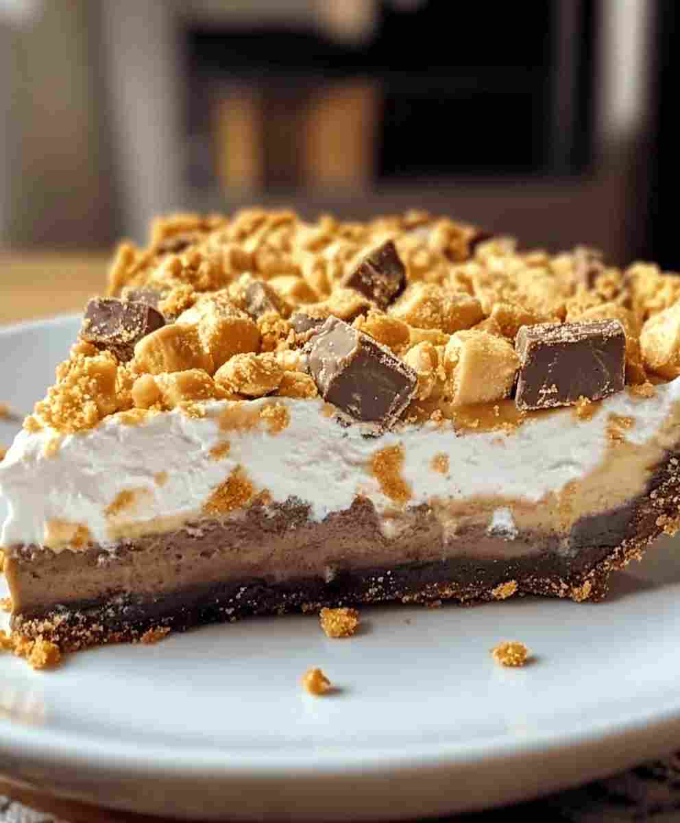 Butterfinger Pie Easy No Bake