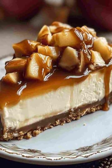 Caramel Apple Cheesecake