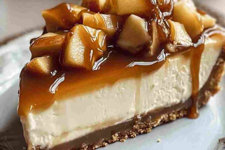 Caramel Apple Cheesecake