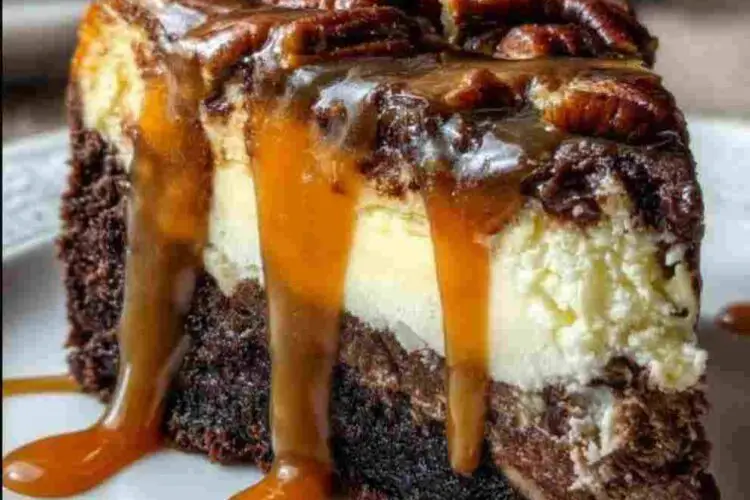 Caramel Brownie Cheesecake