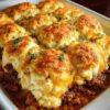 Cheddar Bay Ground Beef Cobbler Recipe