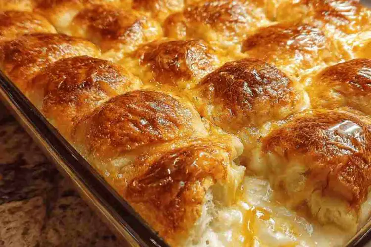 Cheesecake Crescent Roll Casserole