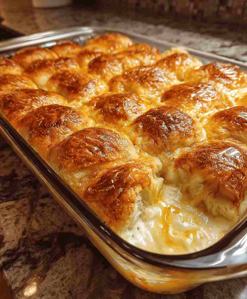 Cheesecake Crescent Roll Casserole