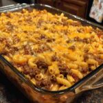 Cheesy Beef & Macaroni Casserole