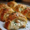 Cheesy Chicken Alfredo Crescents
