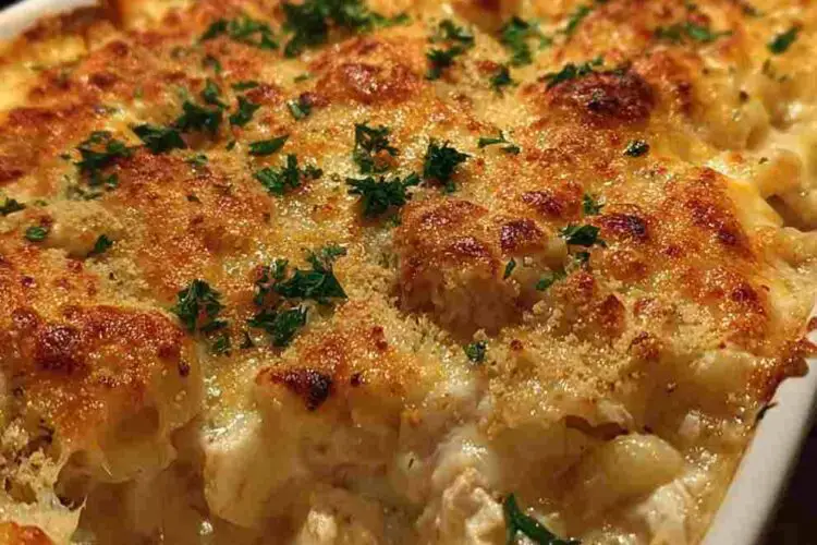Cheesy Chicken and Macaroni Casserole