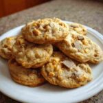 Chewy Peanut Butter Butterfinger Cookies