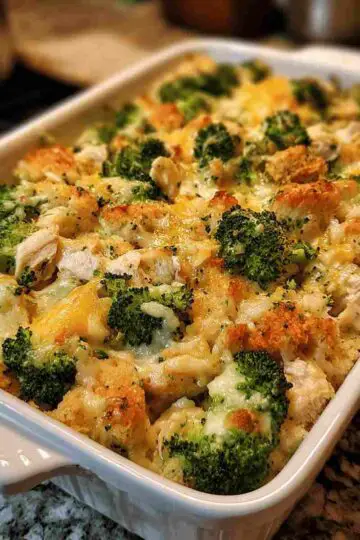 Chicken Broccoli Stuffing Casserole