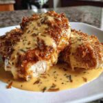 Chicken with Mustard Cheddar Sauce