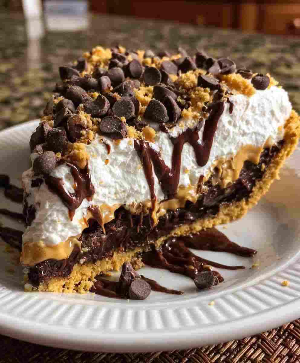 Chocolate Chip Peanut Butter Pie