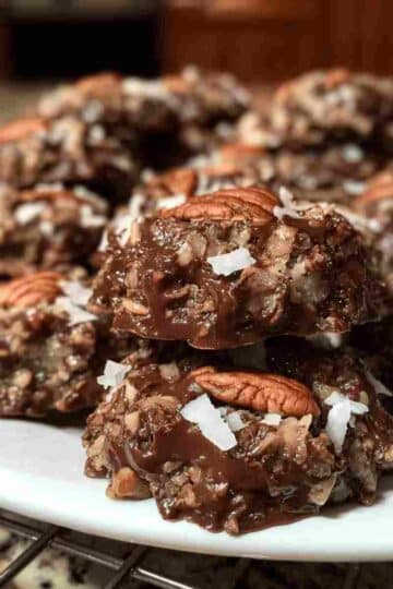 Chocolate Pecan Coconut Cookies Recipe