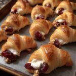 Cranberry Cream Cheese Crescent Bites