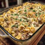 Creamy Beef Stroganoff Casserole