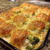 Creamy Broccoli Chicken Crescent Bake