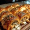 Creamy Garlic Herb Chicken Crescent Rolls