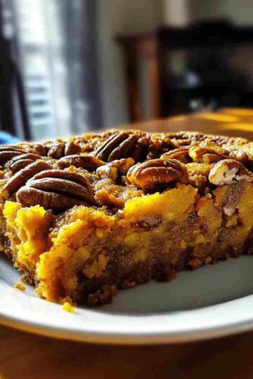 Easy Pumpkin Pecan Cobbler Recipe