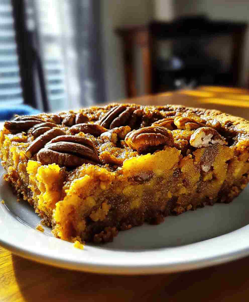 Easy Pumpkin Pecan Cobbler Recipe