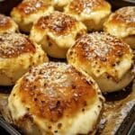 Garlic Parmesan Cheeseburger Bombs