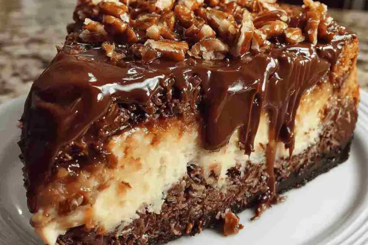 German Chocolate Cheesecake