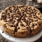 Giant Chocolate Chip Cookie Cake