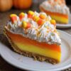 Layered Candy Corn Pie