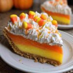 Layered Candy Corn Pie