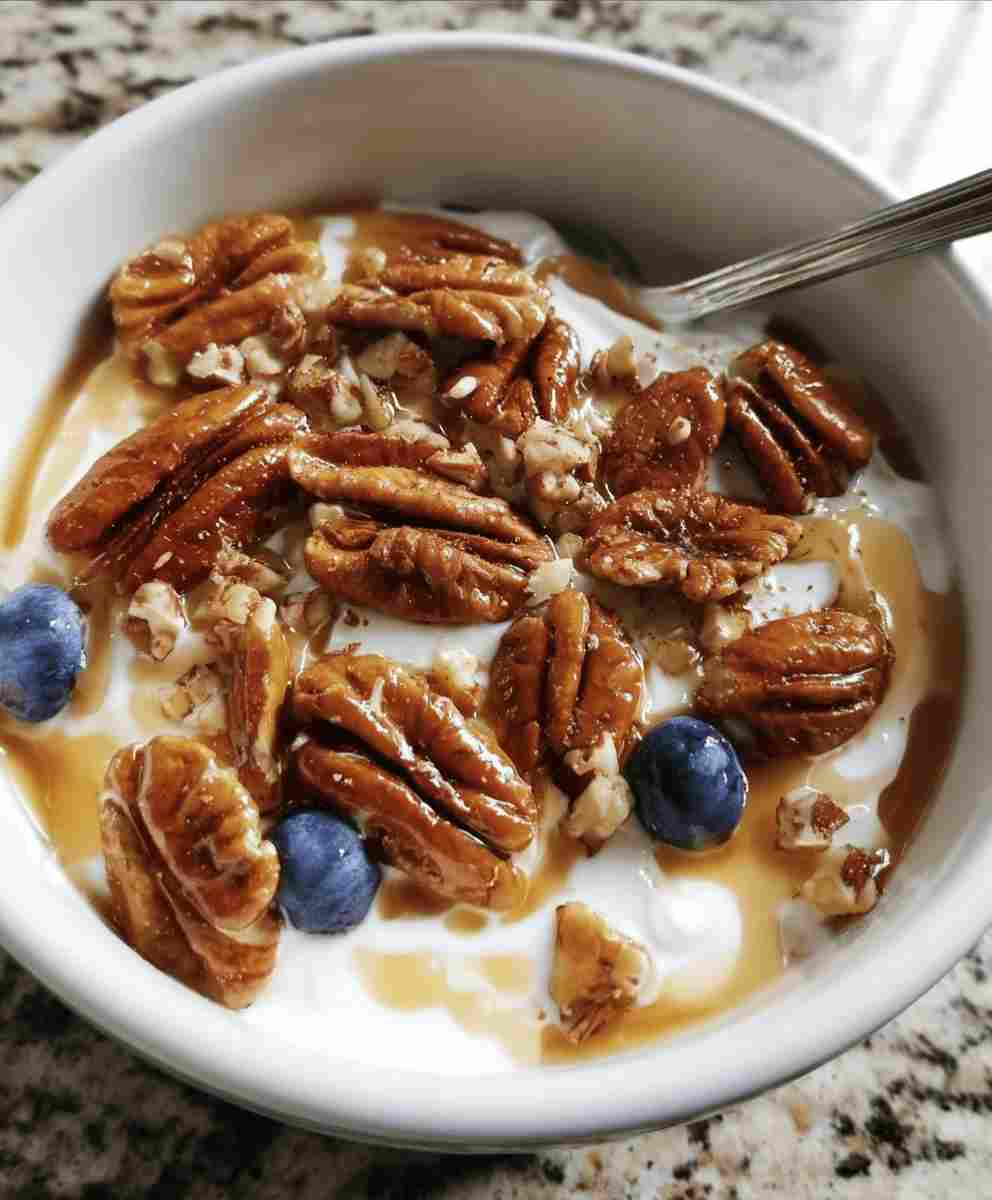 Maple Pecan Yogurt Bowl