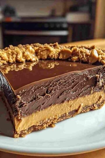No-Bake Chocolate Peanut Butter Pie
