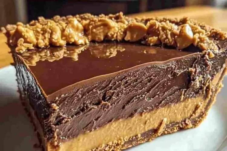No-Bake Chocolate Peanut Butter Pie