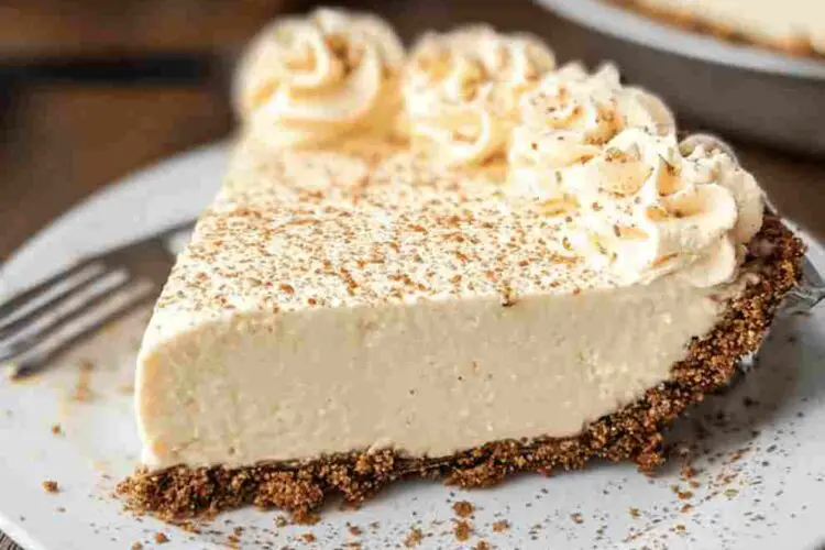 No Bake Eggnog Cream Pie