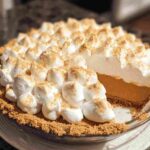 No Bake Marshmallow Pumpkin Pie