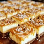 No Bake Salted Caramel Pretzel Cheesecake