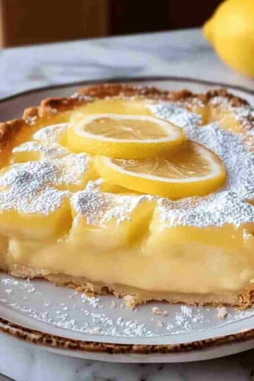 One Bowl Lemon Dessert