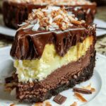 Outrageous Chocolate Coconut Cheesecake