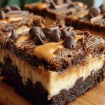 Peanut Butter Paradise Cheesecake Brownies