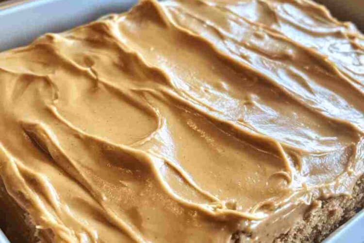 Peanut Butter Sheet Cake with Peanut Butter Frosting