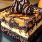Pumpkin Cheesecake Brownies