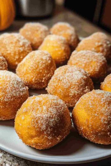 Pumpkin Donut Holes