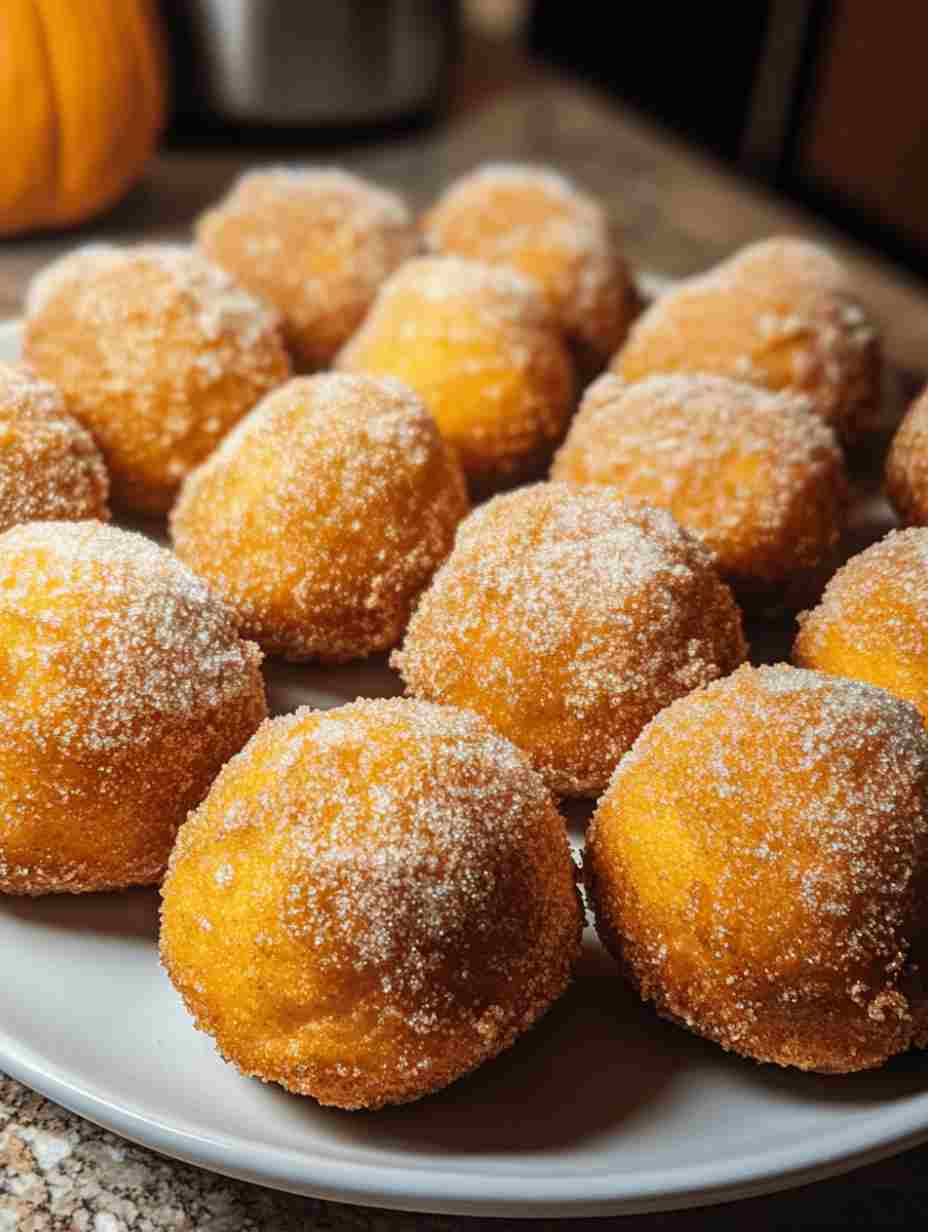 Pumpkin Donut Holes