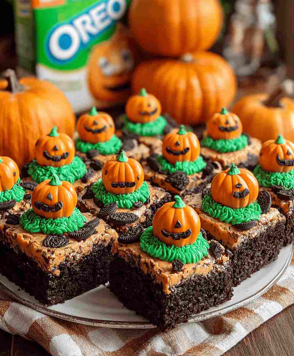 Pumpkin Patch Brownies