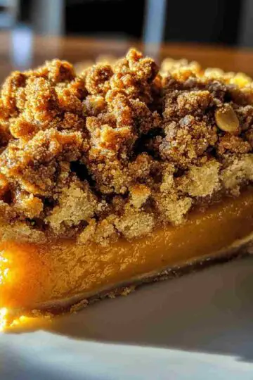 Pumpkin Pie Crumble