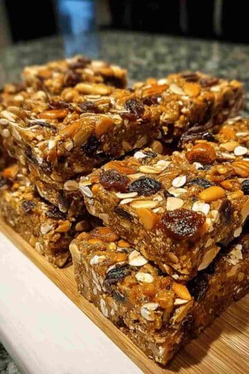 Pumpkin Spice Trail Mix Bars