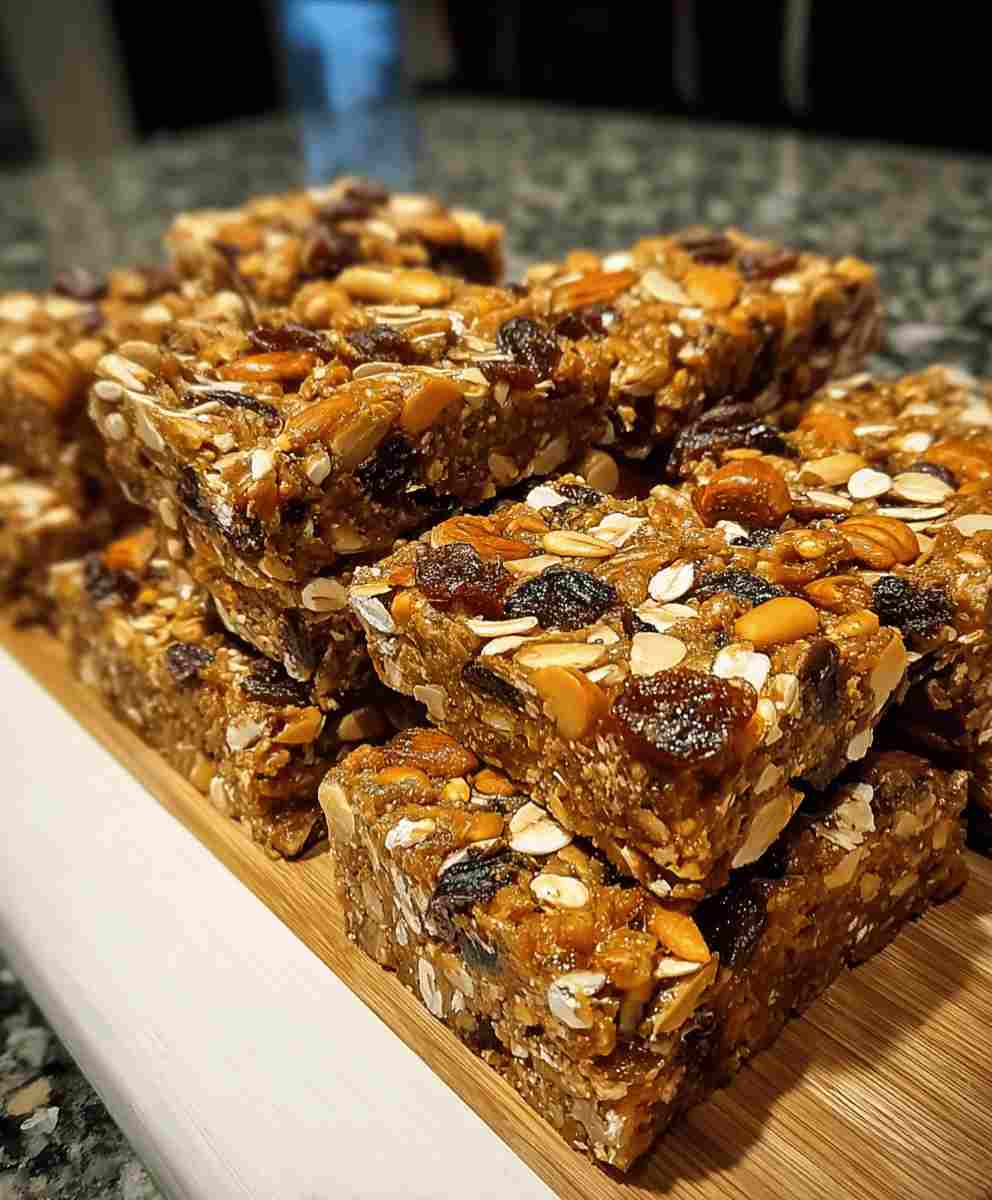 Pumpkin Spice Trail Mix Bars