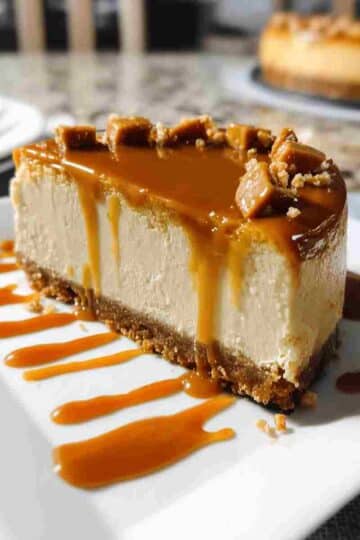 Rich Butterscotch Cheesecake