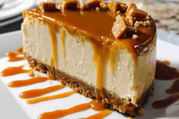 Rich Butterscotch Cheesecake