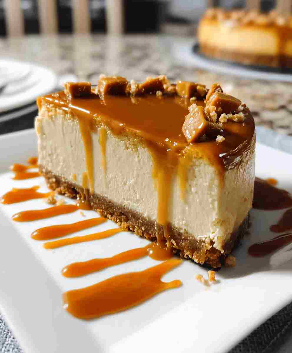 Rich Butterscotch Cheesecake