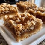 Salted Caramel Apple Crumble Bars