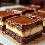 Salted Caramel Brownie Cheesecake Bars